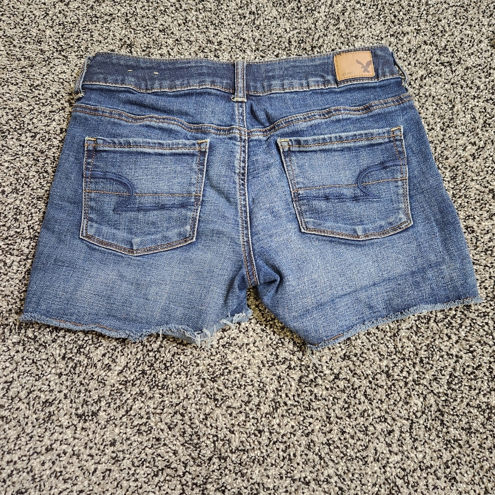 American Eagle Super Stretch Jean Shorts, Y2k,‎ 2013,4" Inseam,7" Rise Women's 4